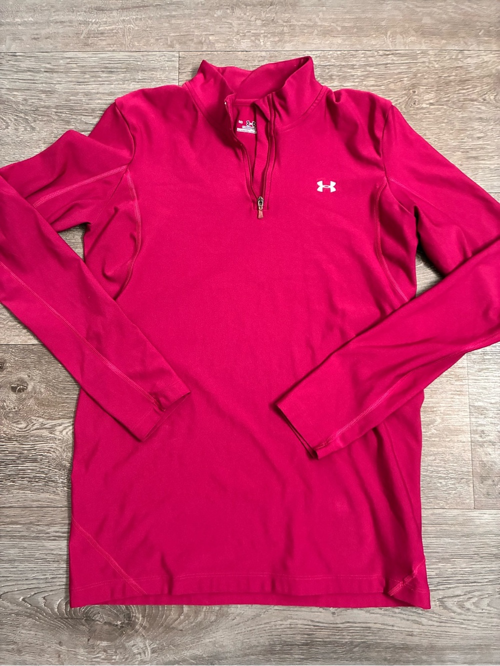 Under Armour Hot Pink Quarter-Zip Athletic Pullover